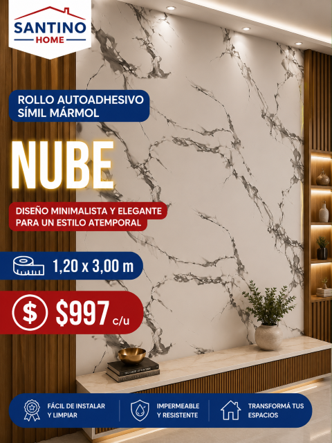 ROLLO0 SEMIL MARMOL NUBE