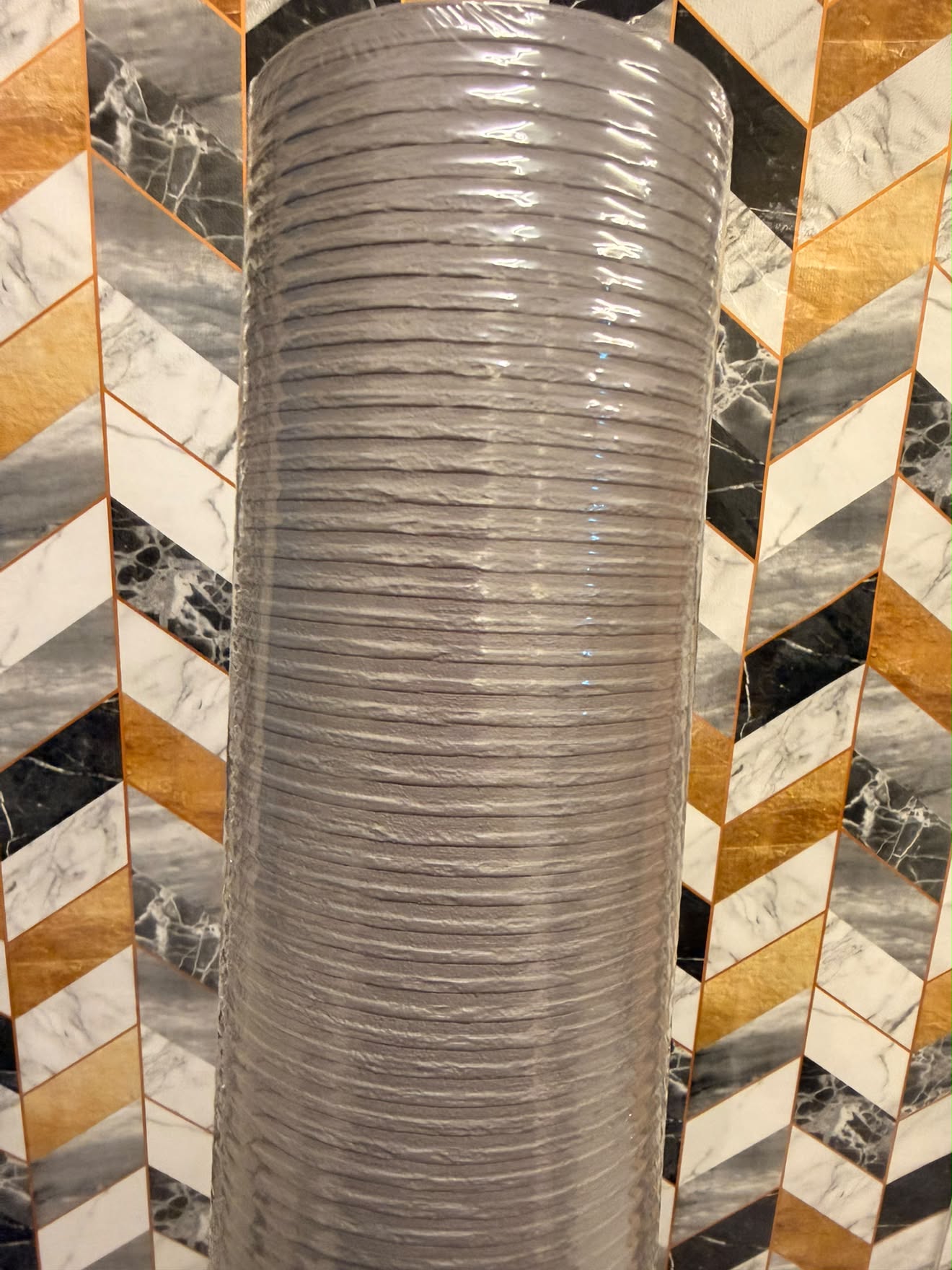 Rollo Ripado Gris Oscuro 60 x 280 cm