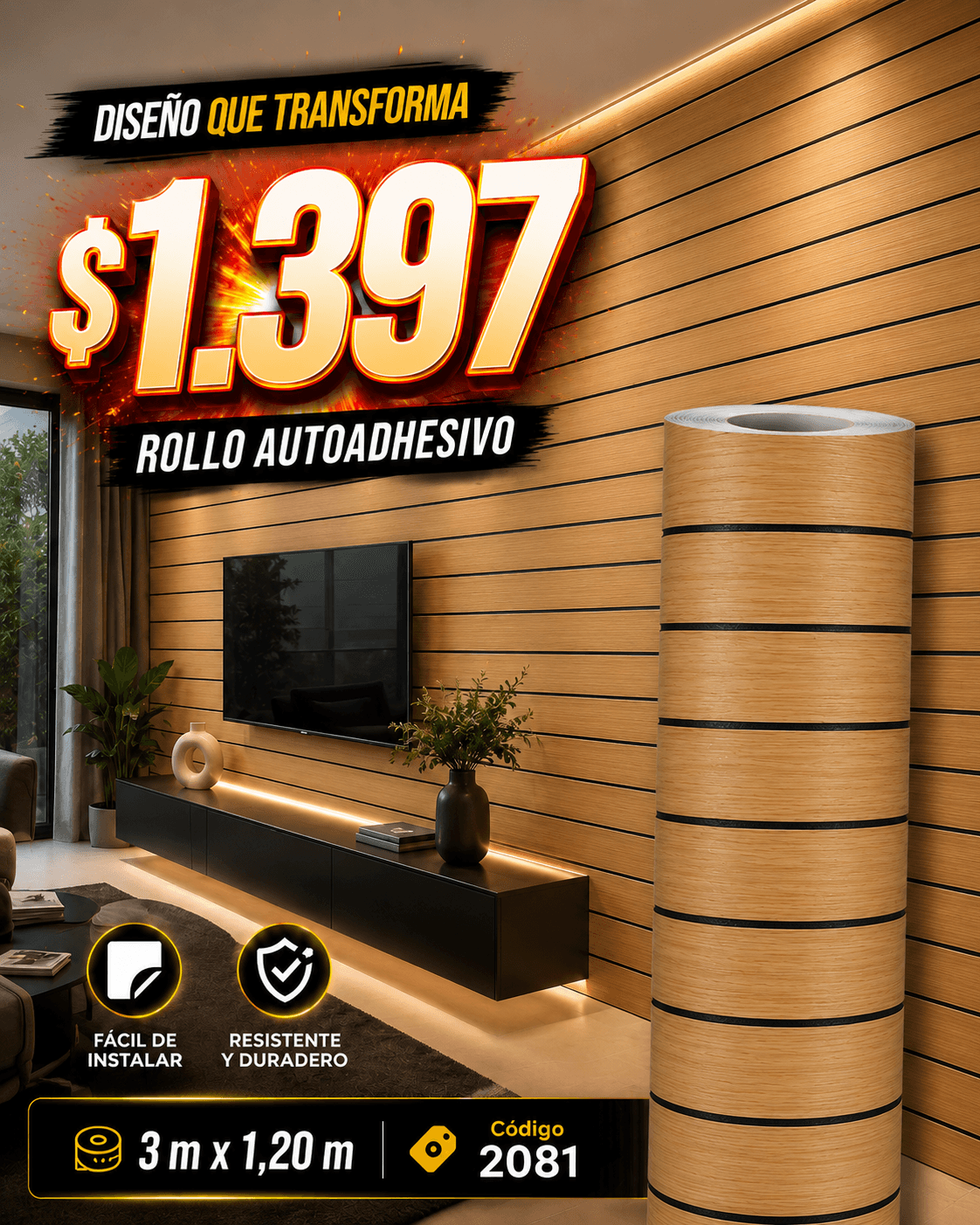 ROLLO RIPADO 2081