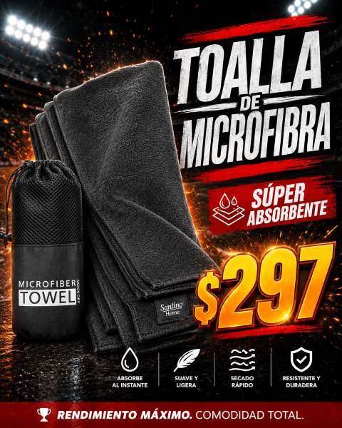Toalla de Microfibra Súper Absorbente