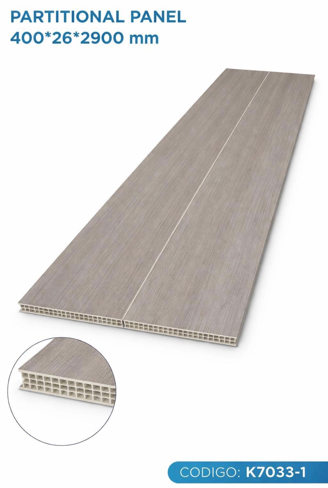 PARTITIONAL PANEL GRIS